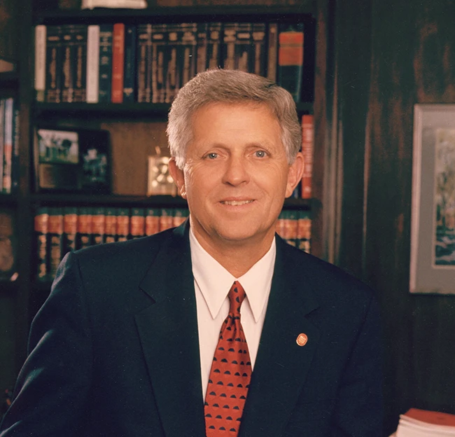 Portrait of Former Ole Miss Chancellor Robert C. Khayat