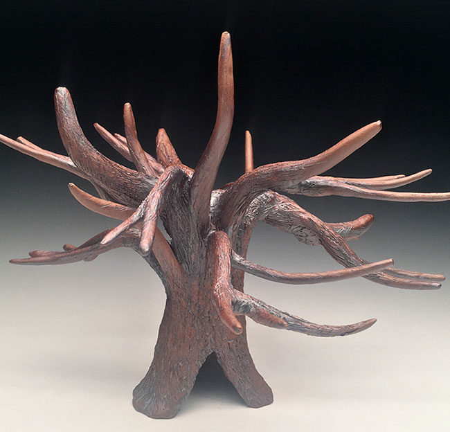 Ceramic tree in handbuilding