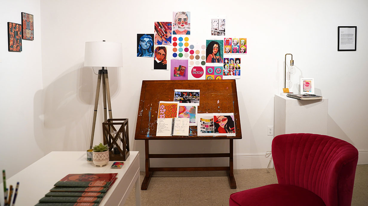 magazine graphic design artwork showcased