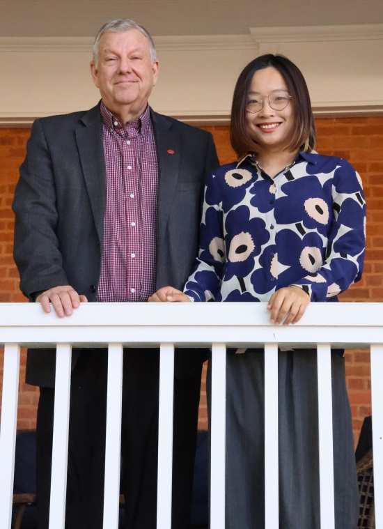 portrait of Co-directors, Donald Dyer and Zhini Zeng