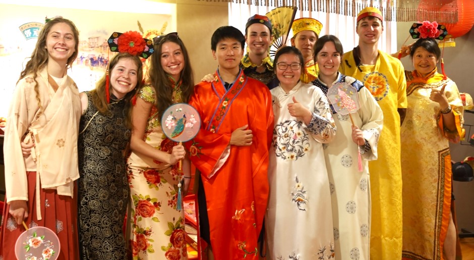 image of students dressed in traditional chinese clothing