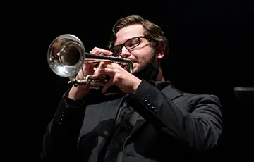 Man playing trumpet