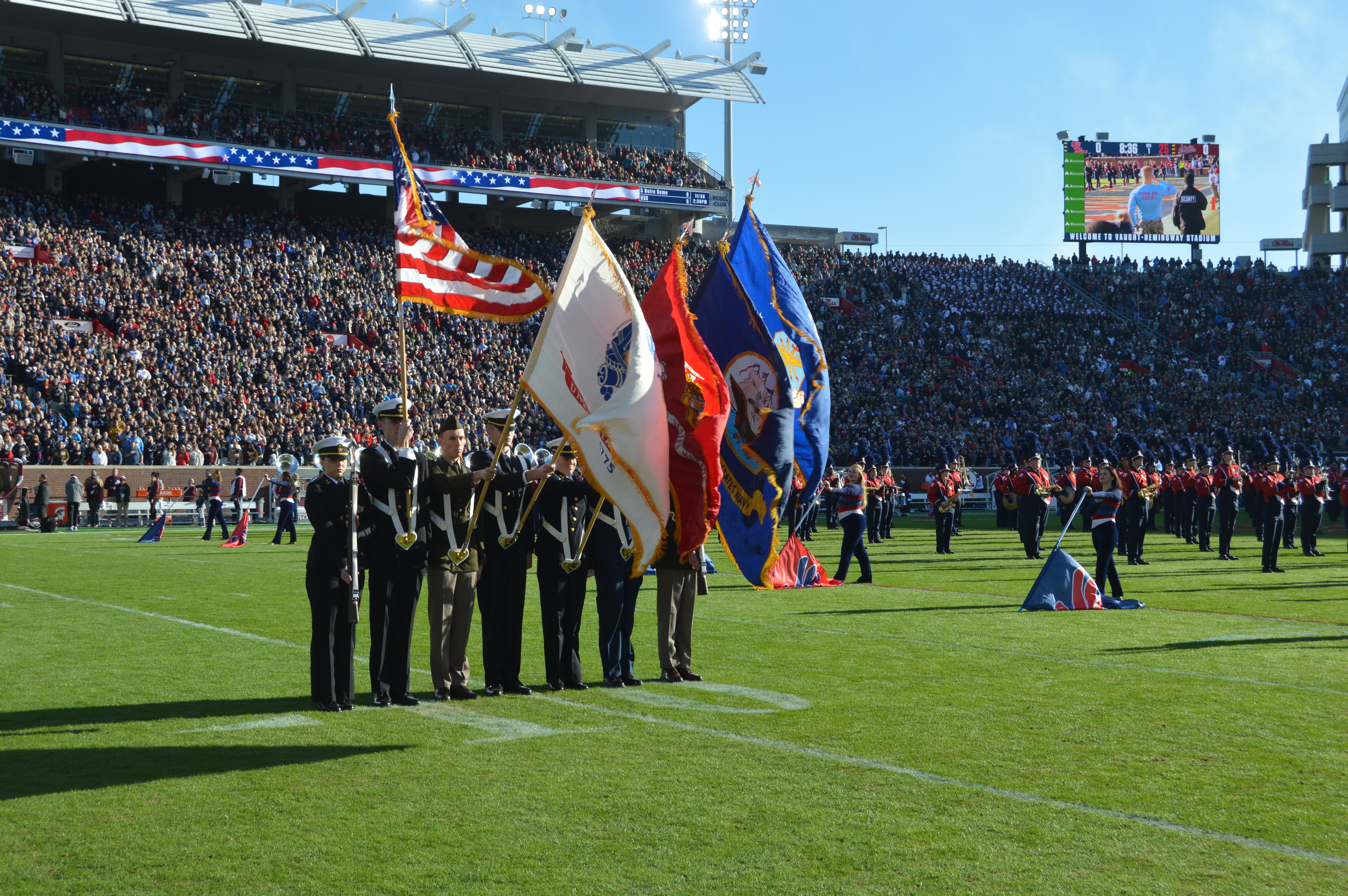 Egg Bowl Colorguard