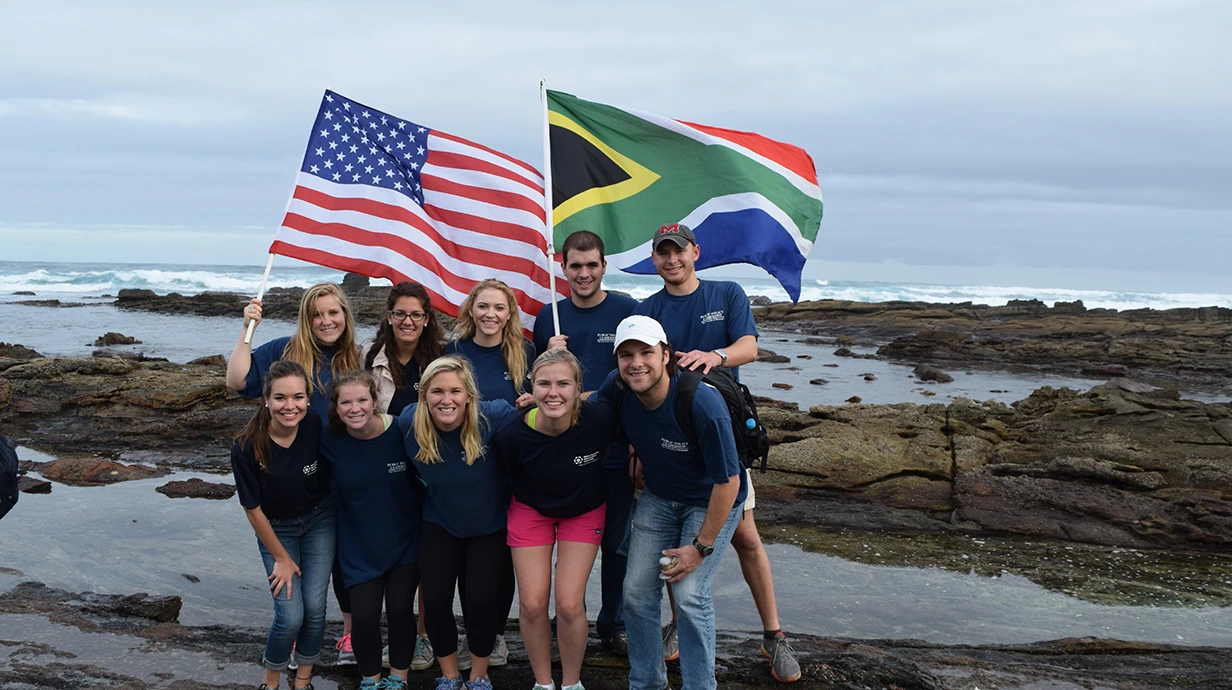 PPL Students in South Africa at Cape of Good Hope, the most south-western point of the African Continent