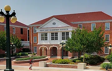 Brick building on Ole Miss Campus; Trent Lott Leadership Institute