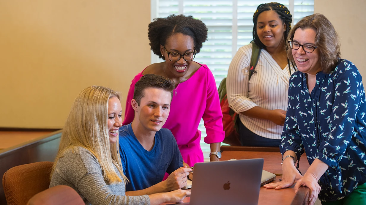 Dr. Melissa Bass and her students