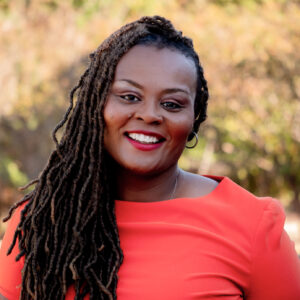 Cassandra Hawkins outside