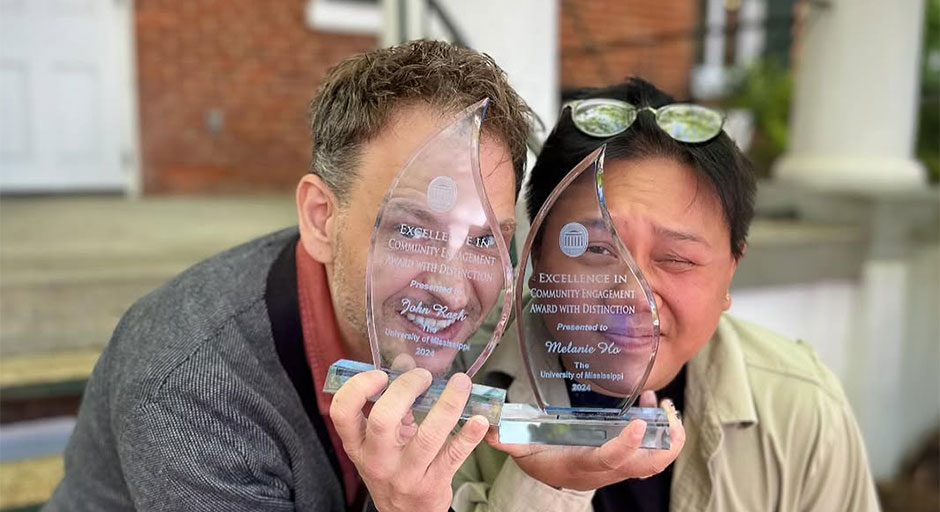 Melanie Ho and Professor John Rash