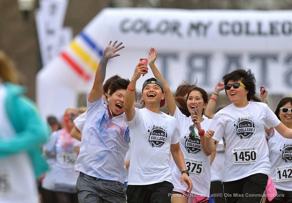 IEP students participate in Color My College Run