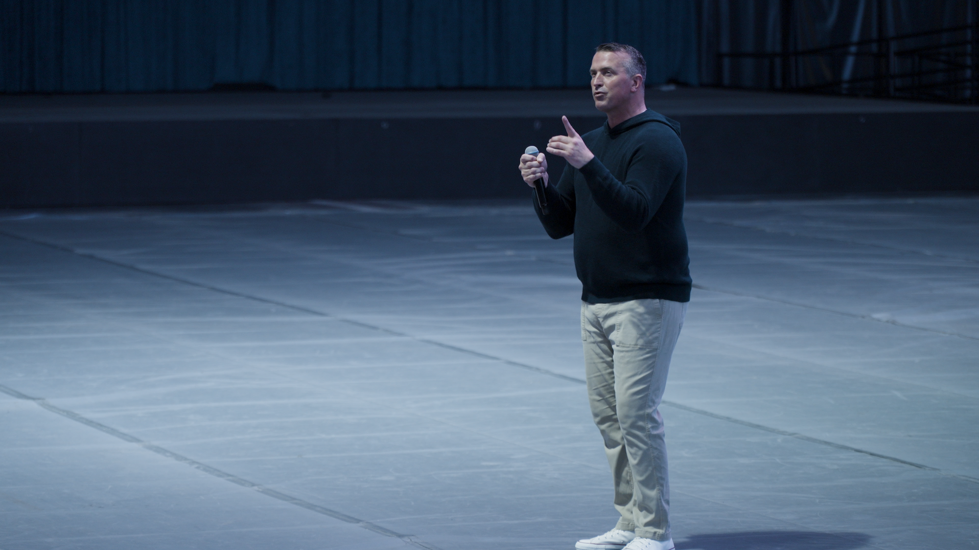 Chris Herren giving a presentation.