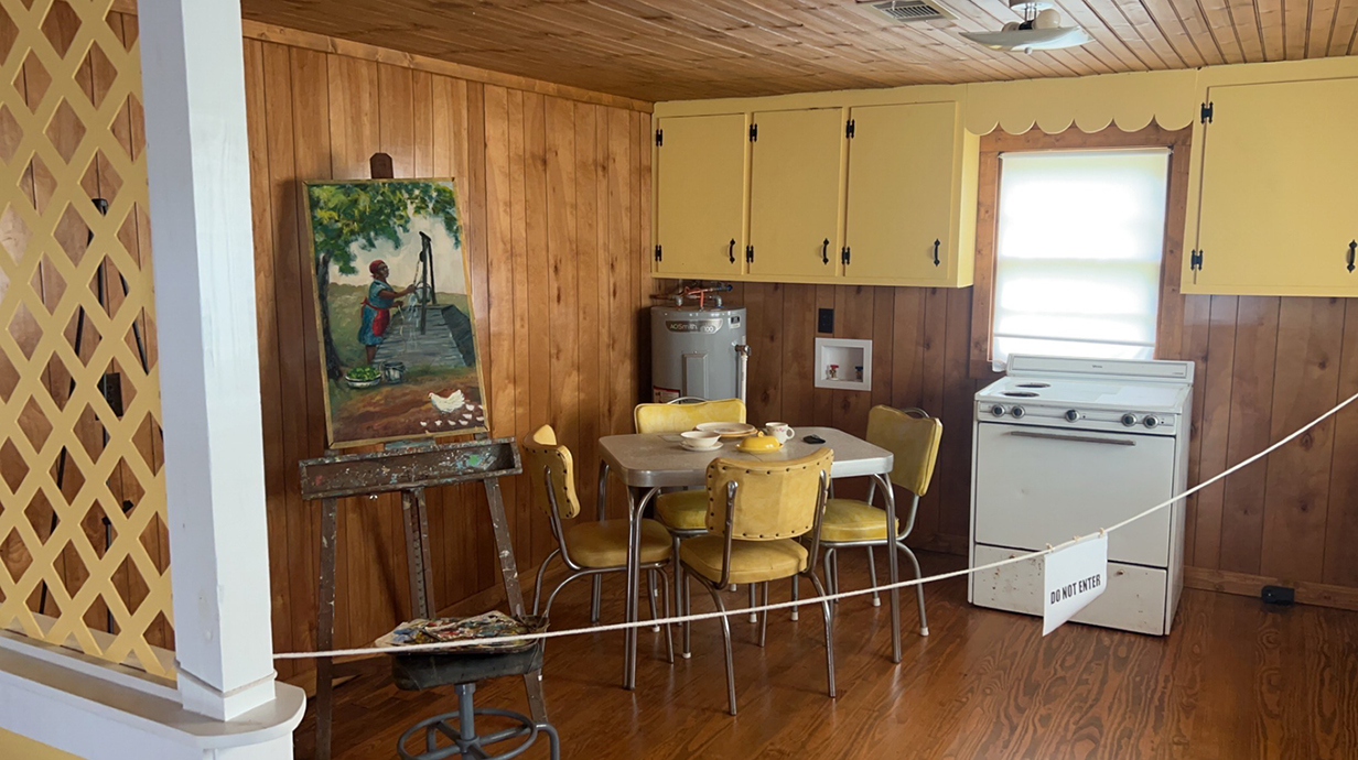 Renovated interior of the M.B. Mayfield House