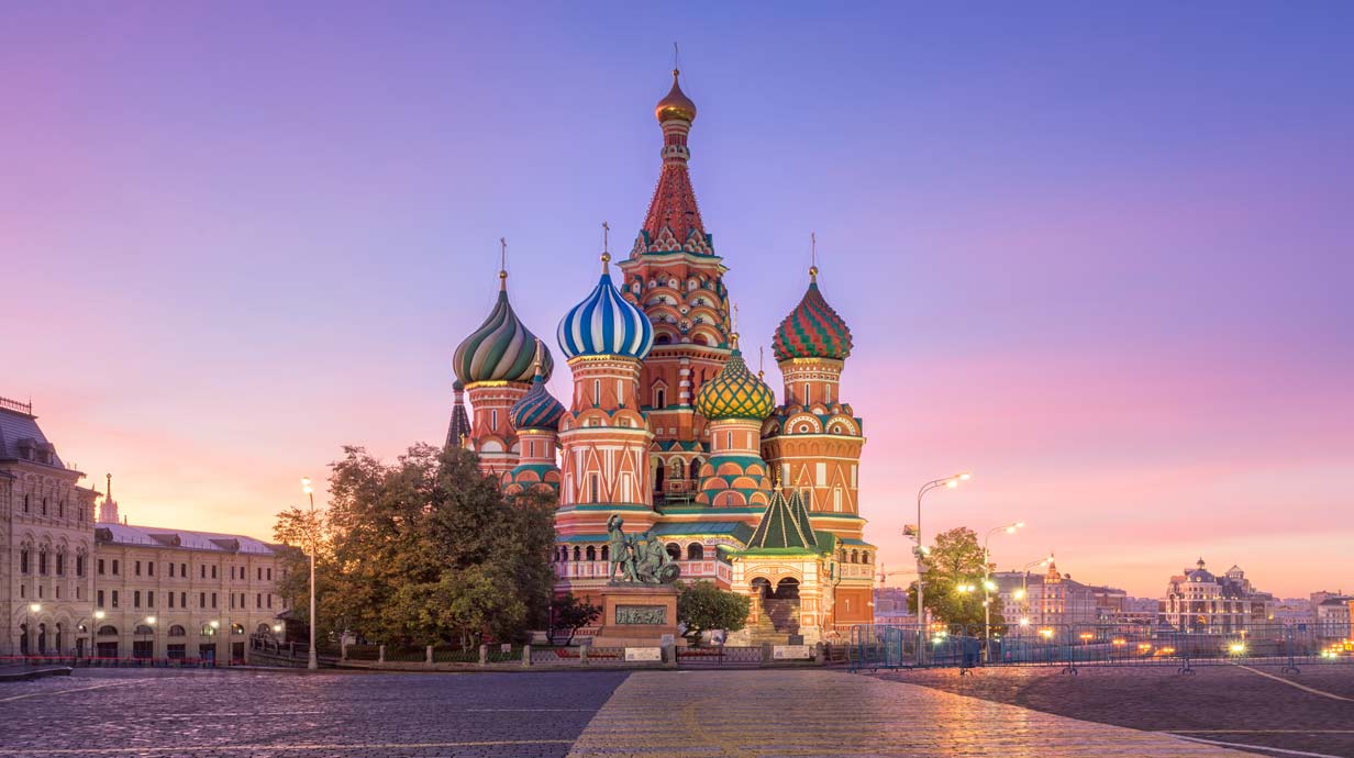 A picture of Red Square in Moscow, Russia.